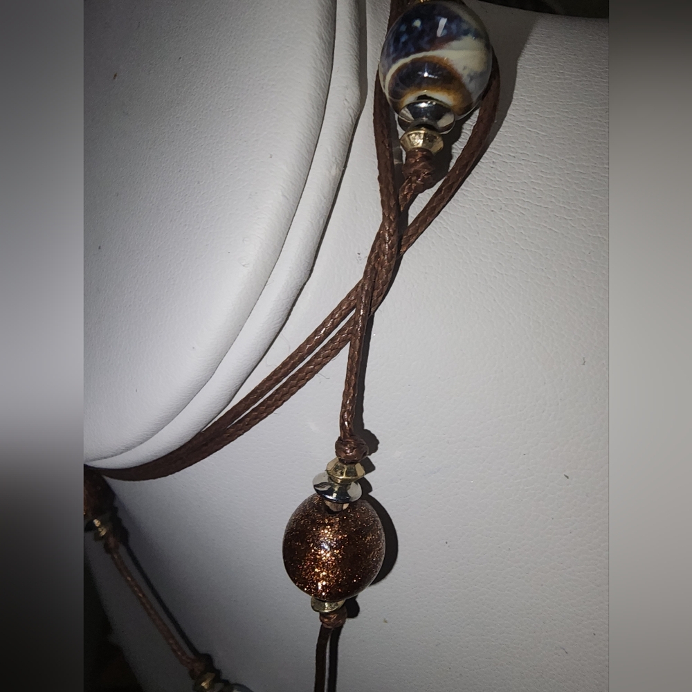 J.Jill Ceramic and Glass Tassel Necklace - Picture 8 of 10